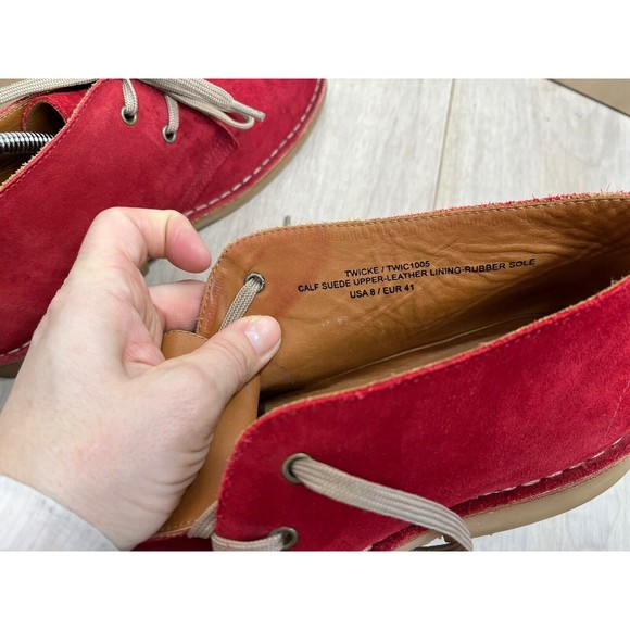 Hunter Twickenham suede leather shoes Men 8 Women 9.5 Eu 41 Ankle chukka Boots main image 8